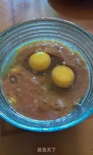 Make Fried eggs with shrimp sauce step 0