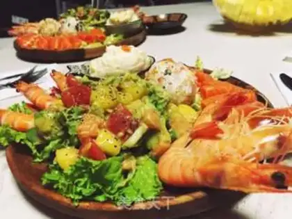 Make Butter salmon salad step 0