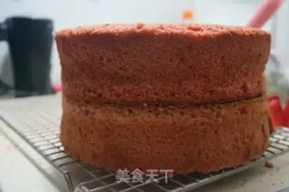 Make Red velvet cake step 16