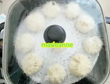 Make Chicken soup buns step 18