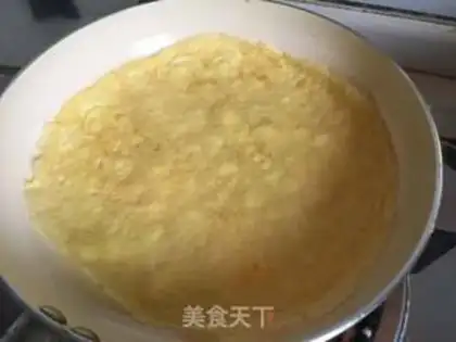 Make curry beef omelet step 3