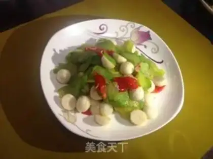 Make Fishballs for bitter melons step 0