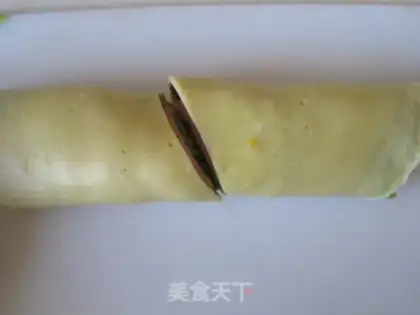 Make A salmon egg burrito step 6