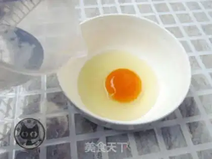 Make Sphinx ham steaming eggs step 3