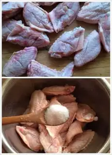 Make The chicken wings of Coke Year step 1