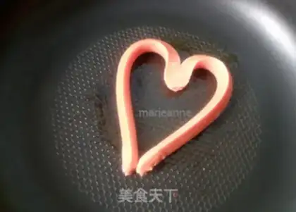Make Sweet egg and vegetable noodles step 3