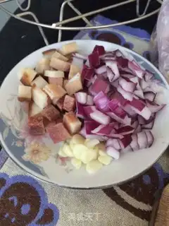 Make Potato mushroom rice step 3