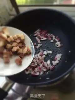 Make Potato mushroom rice step 6