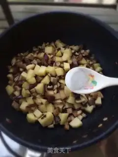 Make Potato mushroom rice step 9