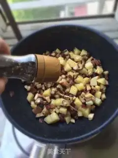 Make Potato mushroom rice step 10