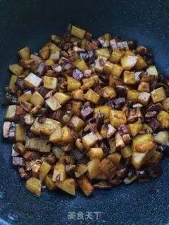 Make Potato mushroom rice step 12