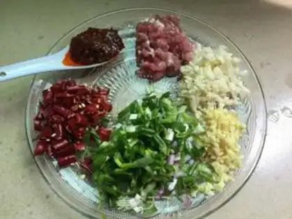 Make Meat and eggplant step 2