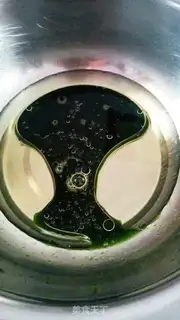 Make Eight inches of spinach step 1