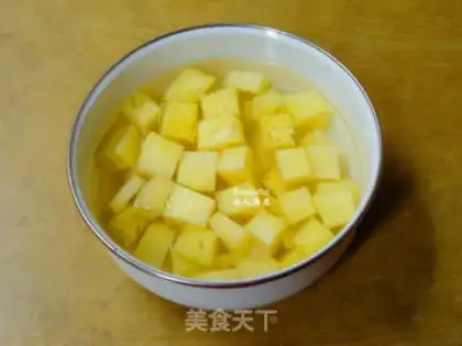 Make Sweet sour pineapple step 1