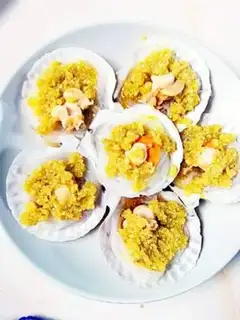 Make Garlic scallops step 12