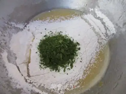 Make Fry onion omelet step 7