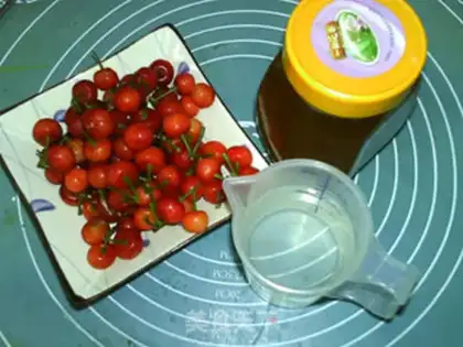 Make Cherry honey step 0
