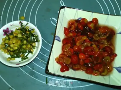 Make Cherry honey step 1