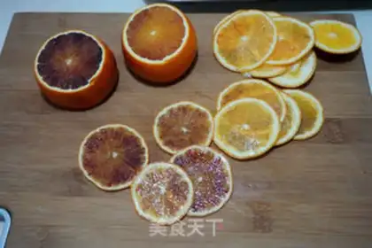 Make Blood orange cake step 1