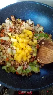 Make Pineapple rice step 12