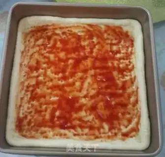 Make Shrimp pork pizza step 12