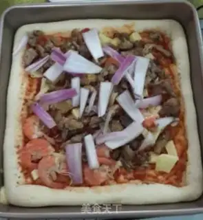 Make Shrimp pork pizza step 14