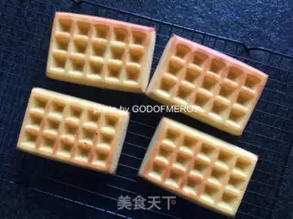 Make Milk waffles step 11