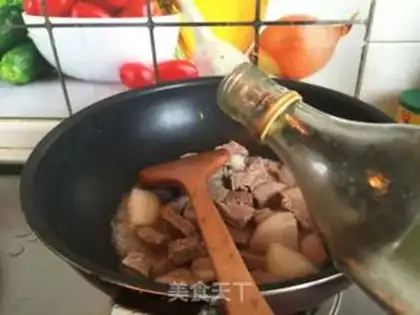 Make Curry beef rice step 4