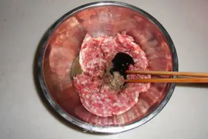 Make Porridge pork, whole wheat varnish step 2