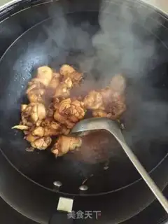Make Chicken stew mushrooms step 3