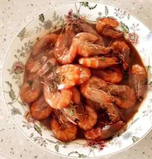 Make Red-fried prawn step 4