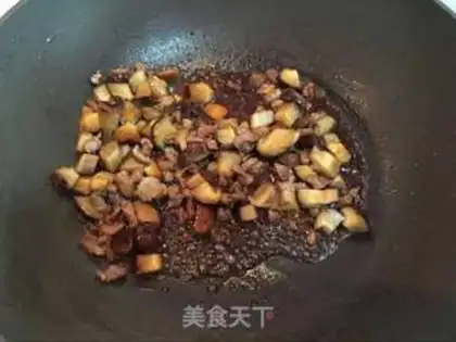 Make Fry with mushroom sauce step 4
