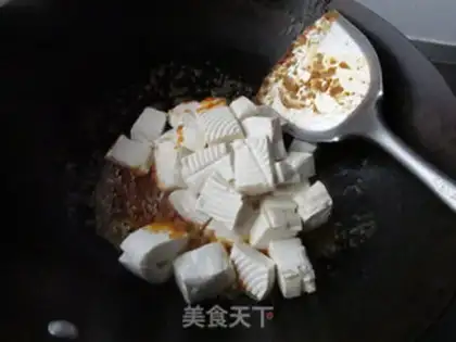 Make Crab cream tofu step 4
