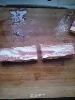 Make Bacon pins and mushrooms step 1
