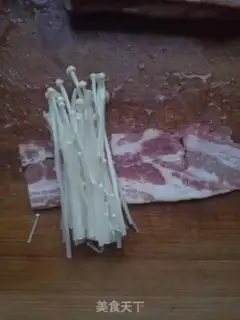 Make Bacon pins and mushrooms step 2