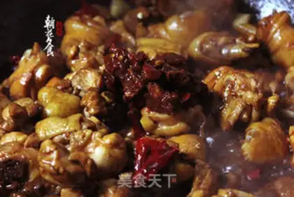 Make Xinjiang chicken step 8