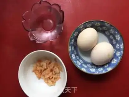 Make Rice steamed eggs step 0