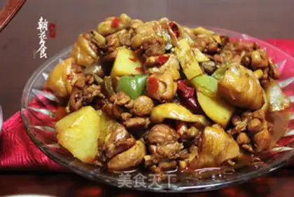 Make Xinjiang chicken step 13