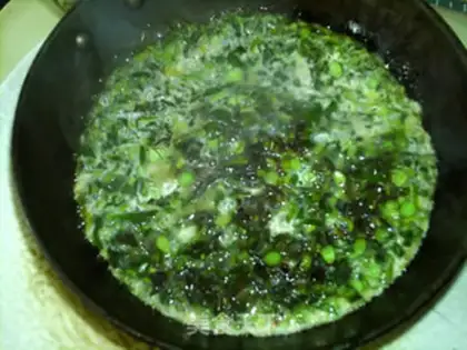 Make Leafseed oiled eggs step 9