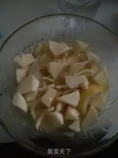 Make Lemon honey apple water step 5