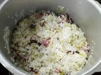 Make The rice step 5