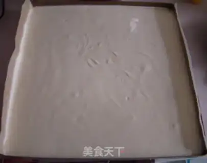 Make Fruit cream box cake step 3