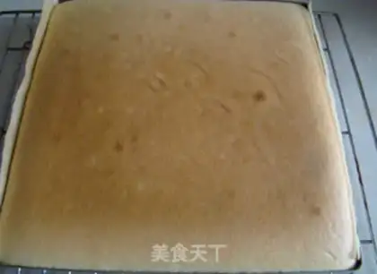 Make Fruit cream box cake step 4
