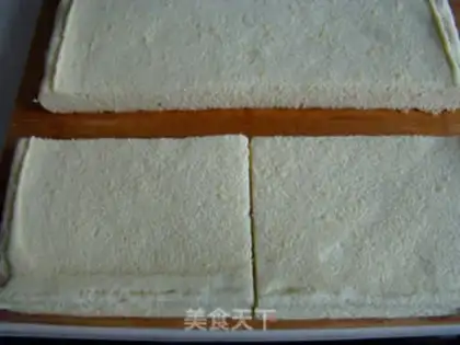 Make Fruit cream box cake step 6