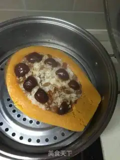 Make Pumpkin rice step 5