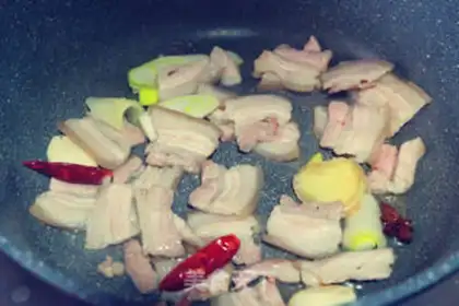 Make Bean bean noodle step 1
