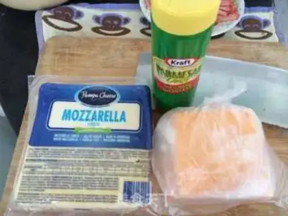 Make Luxury double-packed pizza step 1