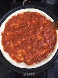 Make Luxury double-packed pizza step 9