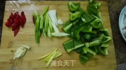 Make Squid pepper step 1