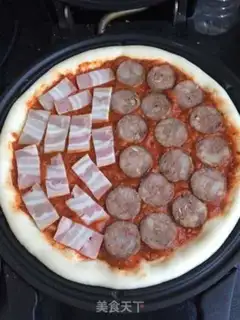 Make Luxury double-packed pizza step 10